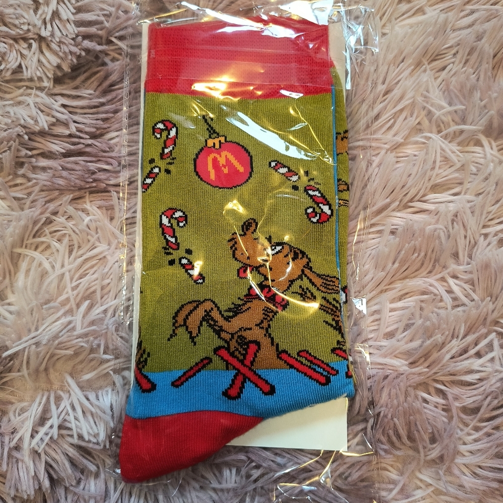 2 For 15 McDonald's Grinch Socks 2025